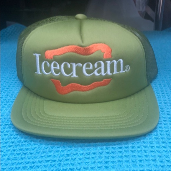 Icecream Green and Orange Hat - Picture 1 of 4